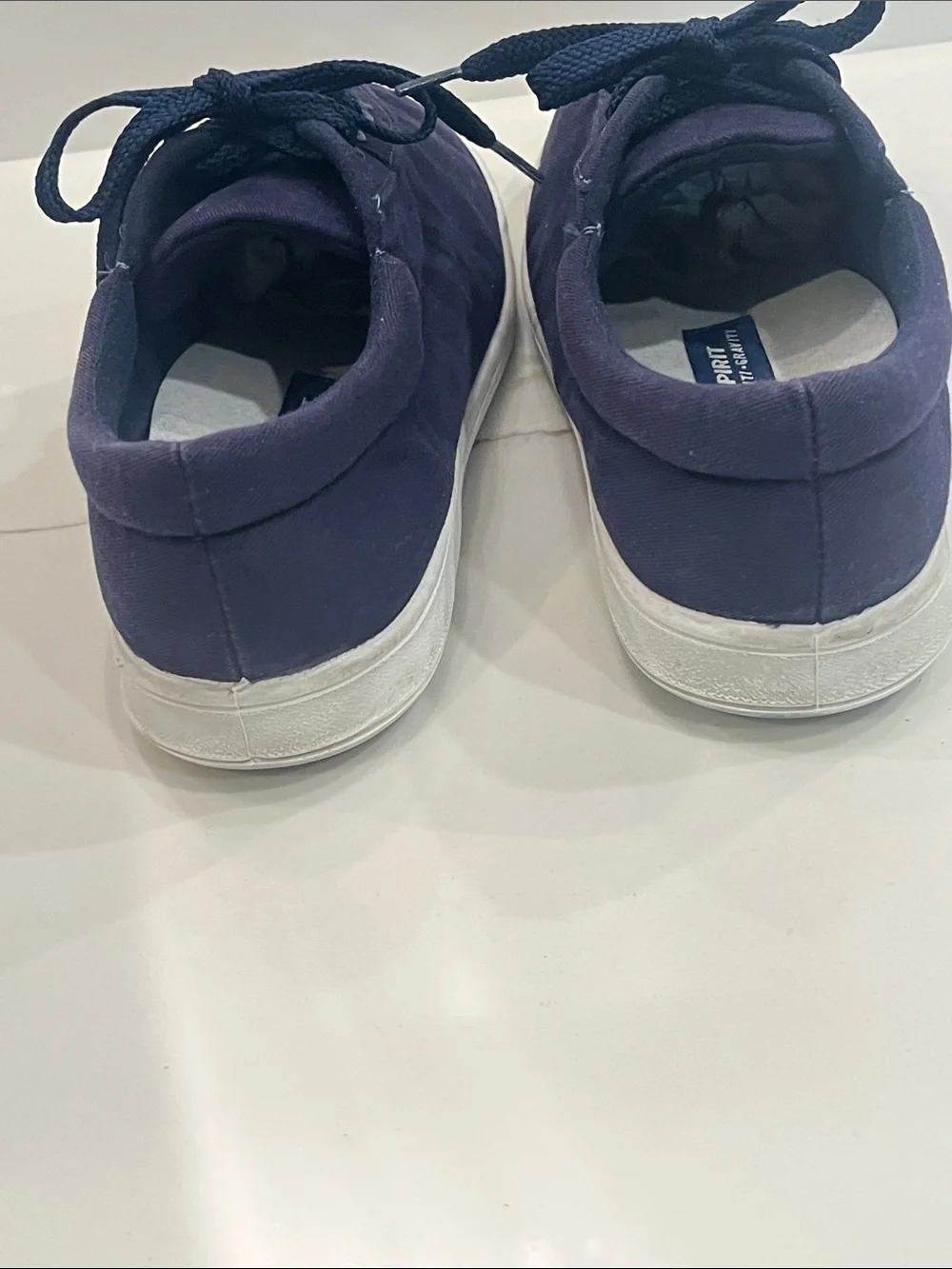 Easy Spirit Anti-Gravity Ladies Navy Lace-Up Sneakers Sz 6 - Picture 4 of 14